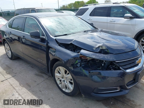 2014 Chevrolet Impala LS z VIN 2G11Y5SL0E9252306, wystawiony jako IAAI lot #42228836 z przebiegiem 183 764 mil mil oraz . Historia ofert i sprzedaży dostępna na DreamBid. Obrazek 1.