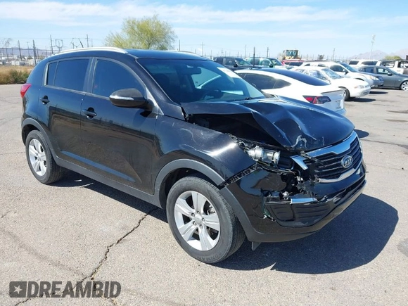 2012 Kia Sportage LX with VIN KNDPB3A2XC7274831, listed as a IAAI auction lot 41766816 with 50,235 mi miles. Bid and sale history available at carsss.com. Image 1.