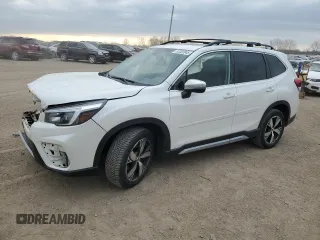 2021 Subaru Forester Touring z VIN JF2SKAXC3MH528830, wystawiony jako Copart lot #53322845 z przebiegiem 43 516 mil mil oraz Szkoda całkowita • Salvage title. Historia ofert i sprzedaży dostępna na DreamBid. Obrazek 1.