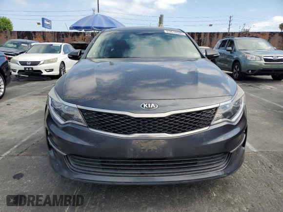 2017 Kia Optima LX with VIN 5XXGT4L35HG145886, listed as a Copart auction lot 63616595 with 105,242 mi miles and Salvage title. Bid and sale history available at DreamBid. Image 5.