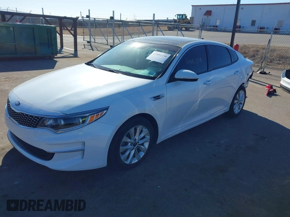 2016 Kia Optima EX with VIN 5XXGU4L32GG032974, listed as a IAAI auction lot 41881338 with 118,590 mi miles. Bid and sale history available at carsss.com. Image 18.