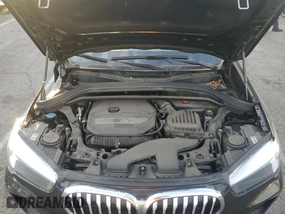 2022 BMW X1 sDrive28i with VIN WBXJG7C07N5U58359, listed as a Copart auction lot 86908624 with 34,557 mi miles and Salvage Title. Bid and sale history available at carsss.com. Image 12.