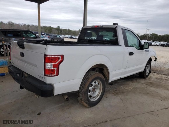 2019 Ford F-150 XL with VIN 1FTMF1C5XKKD50398, listed as a Copart auction lot 43720955 with 0 mi miles and Salvage Title. Bid and sale history available at carsss.com. Image 3.