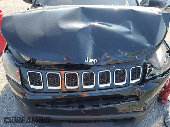 2019 Jeep Compass Latitude z VIN 3C4NJDBB2KT678537, wystawiony jako Copart lot #59527385 z przebiegiem 51 418 mil mil oraz Szkoda całkowita • Salvage title. Historia ofert i sprzedaży dostępna na DreamBid. Obrazek 12.