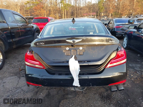 2020 Genesis G70 2.0T with VIN KMTG64LA1LU056066, listed as a IAAI auction lot 41139287 with 23,727 mi miles and . Bid and sale history available at DreamBid. Image 16.