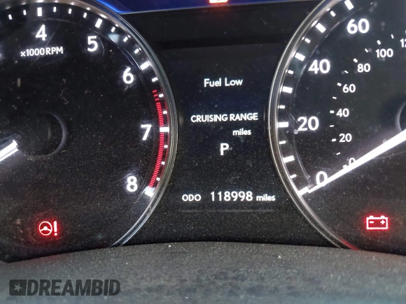 2013 Lexus GS 350 z VIN JTHBE1BL3D5026185, wystawiony jako IAAI lot #41194478 z przebiegiem 118 998 mil mil oraz . Historia ofert i sprzedaży dostępna na DreamBid. Obrazek 14.
