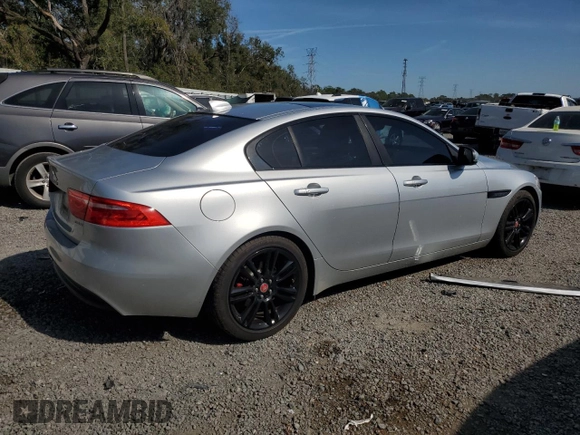 2017 Jaguar XE with VIN SAJAE4BN7HA971719, listed as a Copart auction lot 43630865 with 93,434 mi miles and Salvage Title. Bid and sale history available at DreamBid. Image 3.