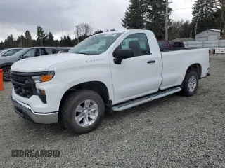 2023 Chevrolet Silverado 1500 Work Truck with VIN 3GCNAAED9PG332707, listed as a Copart auction lot 49746465 with 7,017 mi miles and Clean Title. Bid and sale history available at carsss.com. Image 1.