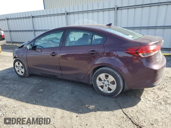 2017 Kia Forte LX with VIN 3KPFK4A73HE074183, listed as a Copart auction lot 45463825 with 112,434 mi miles and Salvage Title. Bid and sale history available at carsss.com. Image 2.