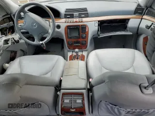 2000 Mercedes-Benz S 320/430/500 z VIN WDBNG70J5YA021272, wystawiony jako Copart lot #50447105 z przebiegiem Nie podano mil oraz Czysty tytuł • Clean title. Historia ofert i sprzedaży dostępna na DreamBid. Obrazek 8.