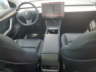 2023 Tesla Model 3 with VIN 5YJ3E1EA7PF576007, listed as a Copart auction lot 61674915 with 15,956 mi miles and Salvage title. Bid and sale history available at DreamBid. Image 8.
