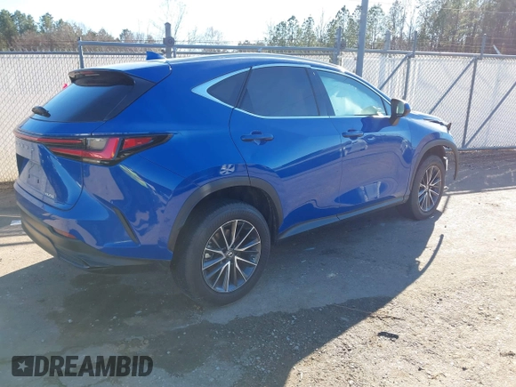 2023 Lexus NX with VIN 2T2GDCAZ0PC004353, listed as a IAAI auction lot 41649834 with 19,585 mi miles. Bid and sale history available at carsss.com. Image 4.
