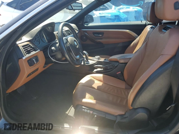 2014 BMW 4 Series 435i with VIN WBA3T3C52EJ877147, listed as a Copart auction lot 53008705 with Not provided miles and Salvage title. Bid and sale history available at DreamBid. Image 7.