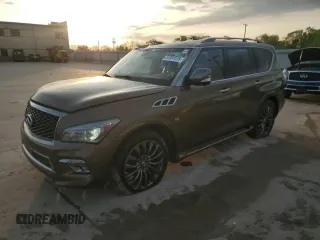 2017 Infiniti QX80 with VIN JN8AZ2NE6H9154010, listed as a Copart auction lot 51091515 with 146,485 mi miles and Clean Title. Bid and sale history available at carsss.com. Image 1.