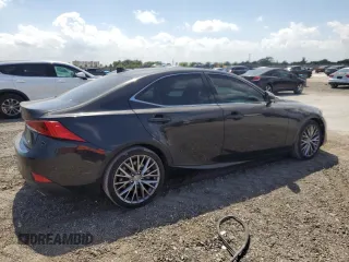 2017 Lexus IS with VIN JTHBA1D2XH5041059, listed as a Copart auction lot 49058355 with 96,955 mi miles and Salvage Title. Bid and sale history available at carsss.com. Image 3.