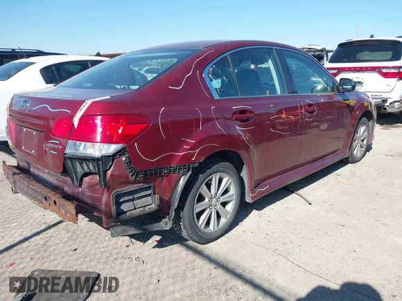 2010 Subaru Legacy Premium All-Weather Anniversary with VIN 4S3BMAC64A1224290, listed as a IAAI auction lot 41312234 with 95,040 mi miles and . Bid and sale history available at DreamBid. Image 4.