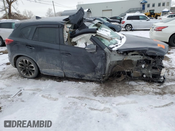 2016 Mazda CX-5 Grand Touring with VIN JM3KE4DY6G0889549, listed as a Copart auction lot 45271505 with Not Provided miles and Non Repairable. Bid and sale history available at carsss.com. Image 4.