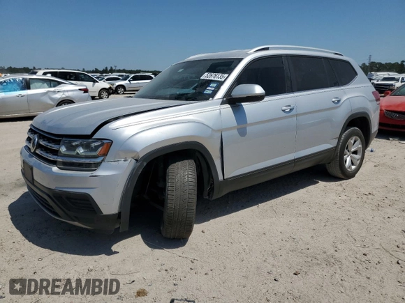2019 Volkswagen Atlas S с VIN 1V2AP2CA1KC602390, выставлен на аукционе Copart как лот 52676135 с пробегом 134 633 миль миль и Списание • Salvage title. История ставок и продаж доступна на DreamBid. Изображение 1.