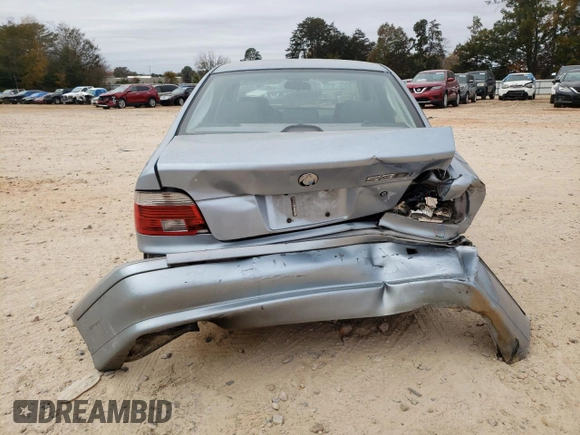 2003 BMW 5 Series 530iA with VIN WBADT63423CK45473, listed as a Copart auction lot 78860014 with 0 mi miles and Salvage Title. Bid and sale history available at carsss.com. Image 6.