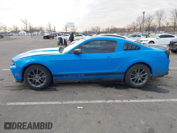 2012 Ford Mustang V6 Premium with VIN 1ZVBP8AM4C5271247, listed as a IAAI auction lot 41667475 with 150,700 mi miles. Bid and sale history available at carsss.com. Image 14.