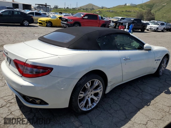2015 Maserati GranTurismo Sport with VIN ZAM45MMA4F0140487, listed as a Copart auction lot 47414703 with 33,718 mi miles and . Bid and sale history available at DreamBid. Image 3.