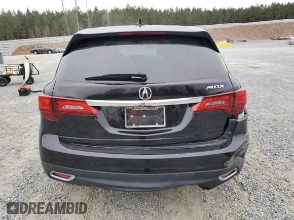 2014 Acura MDX with VIN 5FRYD3H20EB020030, listed as a Copart auction lot 48333315 with 110,777 mi miles and Salvage Title. Bid and sale history available at carsss.com. Image 6.