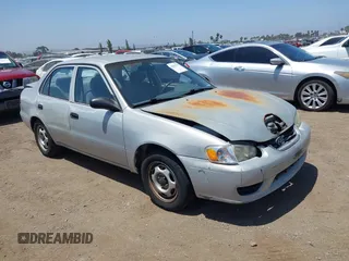 2001 Toyota Corolla CE with VIN 1NXBR12E31Z452253, listed as a IAAI auction lot 42551743 with 185,184 mi miles and . Bid and sale history available at DreamBid. Image 1.
