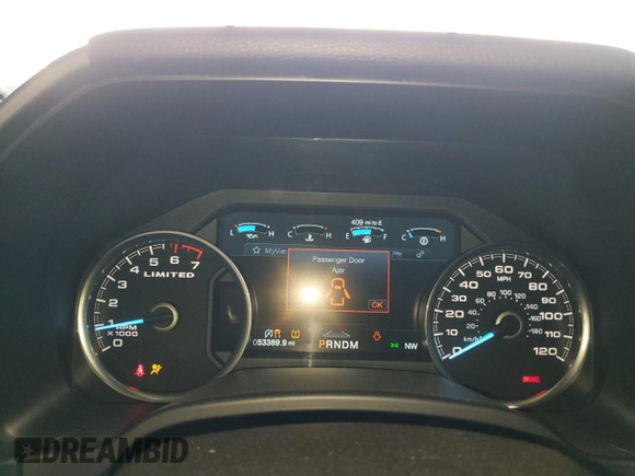 2018 Ford F-150 XL with VIN 1FTEW1EGXJFE48440, listed as a Copart auction lot 51834215 with 53,389 mi miles and Salvage Title. Bid and sale history available at carsss.com. Image 9.