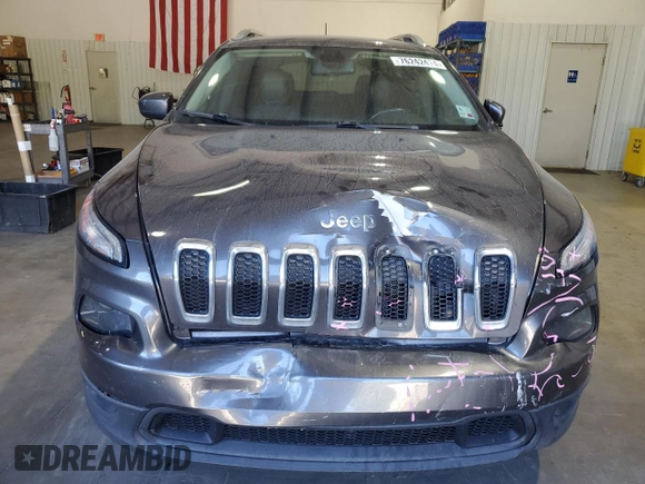2018 Jeep Cherokee Latitude Plus with VIN 1C4PJLLX8JD510273, listed as a Copart auction lot 76242474 with 132,645 mi miles and Salvage Title. Bid and sale history available at carsss.com. Image 5.