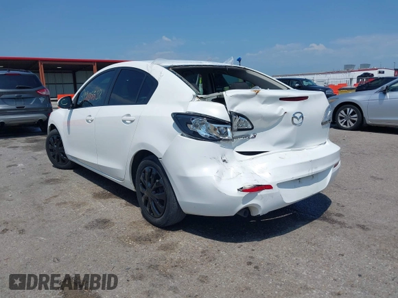 2012 Mazda 3 i Sport with VIN JM1BL1UF8C1528291, listed as a IAAI auction lot 39905957 with 144,366 mi miles and . Bid and sale history available at DreamBid. Image 3.