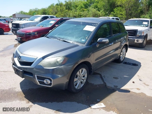 2010 Acura RDX Tech Pkg with VIN 5J8TB1H51AA007615, listed as a IAAI auction lot 41978125 with 165,492 mi miles. Bid and sale history available at carsss.com. Image 2.