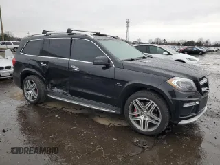 2015 Mercedes-Benz GL-Class GL 63 AMG with VIN 4JGDF7EE6FA609007, listed as a Copart auction lot 44632454 with 124,882 mi miles. Bid and sale history available at carsss.com. Image 4.