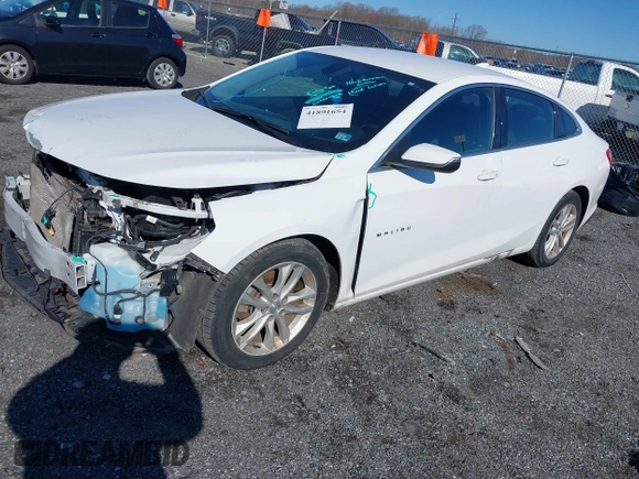 2017 Chevrolet Malibu LT with VIN 1G1ZE5ST3HF101225, listed as a IAAI auction lot 41891654 with 109,491 mi miles and . Bid and sale history available at DreamBid. Image 2.