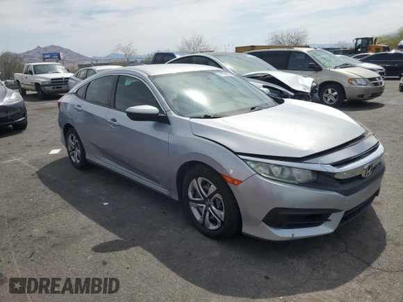 2018 Honda Civic LX with VIN 2HGFC2F56JH541164, listed as a Copart auction lot 51799975 with 94,850 mi miles and Salvage Title. Bid and sale history available at DreamBid. Image 4.