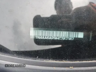 2017 Nissan Maxima Platinum с VIN 1N4AA6AP9HC387387, выставлен на аукционе Copart как лот 58727605 с пробегом 335 186 миль миль и Списание • Salvage title. История ставок и продаж доступна на DreamBid. Изображение 13.
