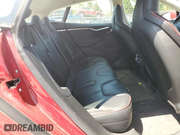2014 Tesla Model S 60 with VIN 5YJSA1H17EFP29100, listed as a Copart auction lot 65081725 with 130,377 mi miles and Clean title. Bid and sale history available at DreamBid. Image 10.