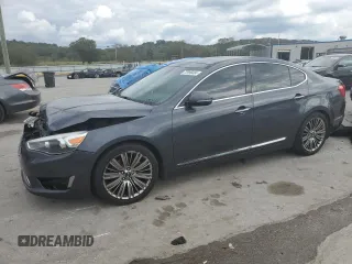 2014 Kia Cadenza Premium with VIN KNALN4D7XE5141114, listed as a Copart auction lot 72999484 with 187,302 mi miles and Salvage Title. Bid and sale history available at carsss.com. Image 1.