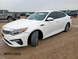 2019 Kia Optima LX with VIN 5XXGT4L39KG325119, listed as a Copart auction lot 60724925 with 55,990 mi miles and Salvage title. Bid and sale history available at DreamBid. Image 1.