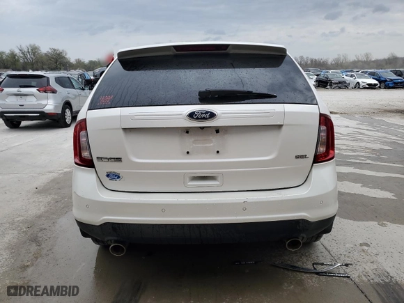 2011 Ford Edge SEL with VIN 2FMDK3JC2BBB53725, listed as a Copart auction lot 51054175 with 117,145 mi miles and Salvage Title. Bid and sale history available at carsss.com. Image 6.