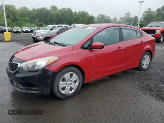 2016 Kia Forte LX z VIN KNAFK4A69G5566103, wystawiony jako Copart lot #60972955 z przebiegiem 92 137 mil mil oraz Czysty tytuł • Clean title. Historia ofert i sprzedaży dostępna na DreamBid. Obrazek 1.