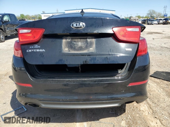2014 Kia Optima LX with VIN 5XXGM4A71EG281270, listed as a Copart auction lot 52617445 with Not Provided miles and Salvage Title. Bid and sale history available at carsss.com. Image 6.