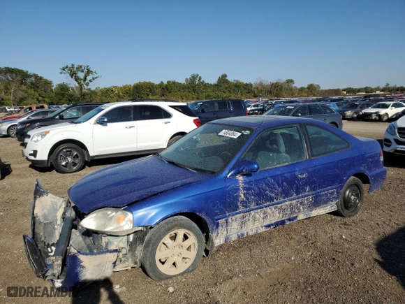 1999 Honda Civic Si with VIN 1HGEM1159XL096151, listed as a Copart auction lot 74804884 with 153,735 mi miles and Salvage Title. Bid and sale history available at carsss.com. Image 1.