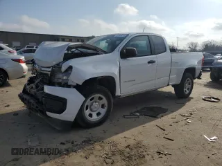 2021 Chevrolet Colorado 2WD Work Truck with VIN 1GCHSBEN5M1198300, listed as a Copart auction lot 44160415 with 76,852 mi miles and Salvage Title. Bid and sale history available at carsss.com. Image 1.