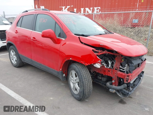 2020 Chevrolet Trax LT with VIN KL7CJLSB0LB340426, listed as a IAAI auction lot 41693103 with Not Provided miles and . Bid and sale history available at DreamBid. Image 1.