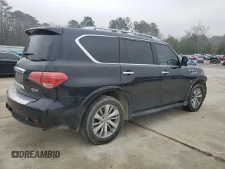 2017 Infiniti QX80 z VIN JN8AZ2NF9H9645499, wystawiony jako Copart lot #45890285 z przebiegiem 164 470 mil mil oraz Szkody całkowita. Historia ofert i sprzedaży dostępna na DreamBid. Obrazek 3.