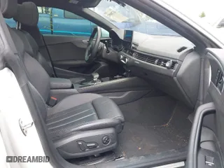 2021 Audi A5 Sportback S line Premium with VIN WAUDACF59MA053649, listed as a IAAI auction lot 41708092 with 56,936 mi miles. Bid and sale history available at carsss.com. Image 5.