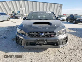2021 Subaru WRX STI with VIN JF1VA2S61M9801897, listed as a Copart auction lot 50083155 with 45,581 mi miles and Salvage Title. Bid and sale history available at carsss.com. Image 5.