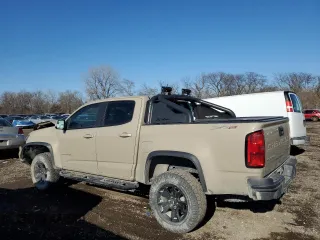 2021 Chevrolet Colorado 4WD ZR2 with VIN 1GCGTEEN2M1131888, listed as a Copart auction lot 43362985 with 51,223 mi miles and Salvage Title. Bid and sale history available at carsss.com. Image 2.