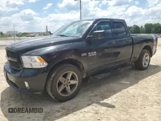 2018 Ram 1500 Express with VIN 1C6RR7FT7JS216576, listed as a Copart auction lot 62109275 with 122,508 mi miles and Salvage title. Bid and sale history available at DreamBid. Image 1.