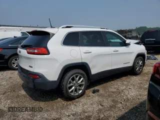 2017 Jeep Cherokee Latitude with VIN 1C4PJLCBXHW534318, listed as a Copart auction lot 59380155 with 101,051 mi miles and Salvage title. Bid and sale history available at DreamBid. Image 3.